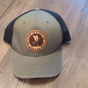 Green and Black Mesh Trucker Hat